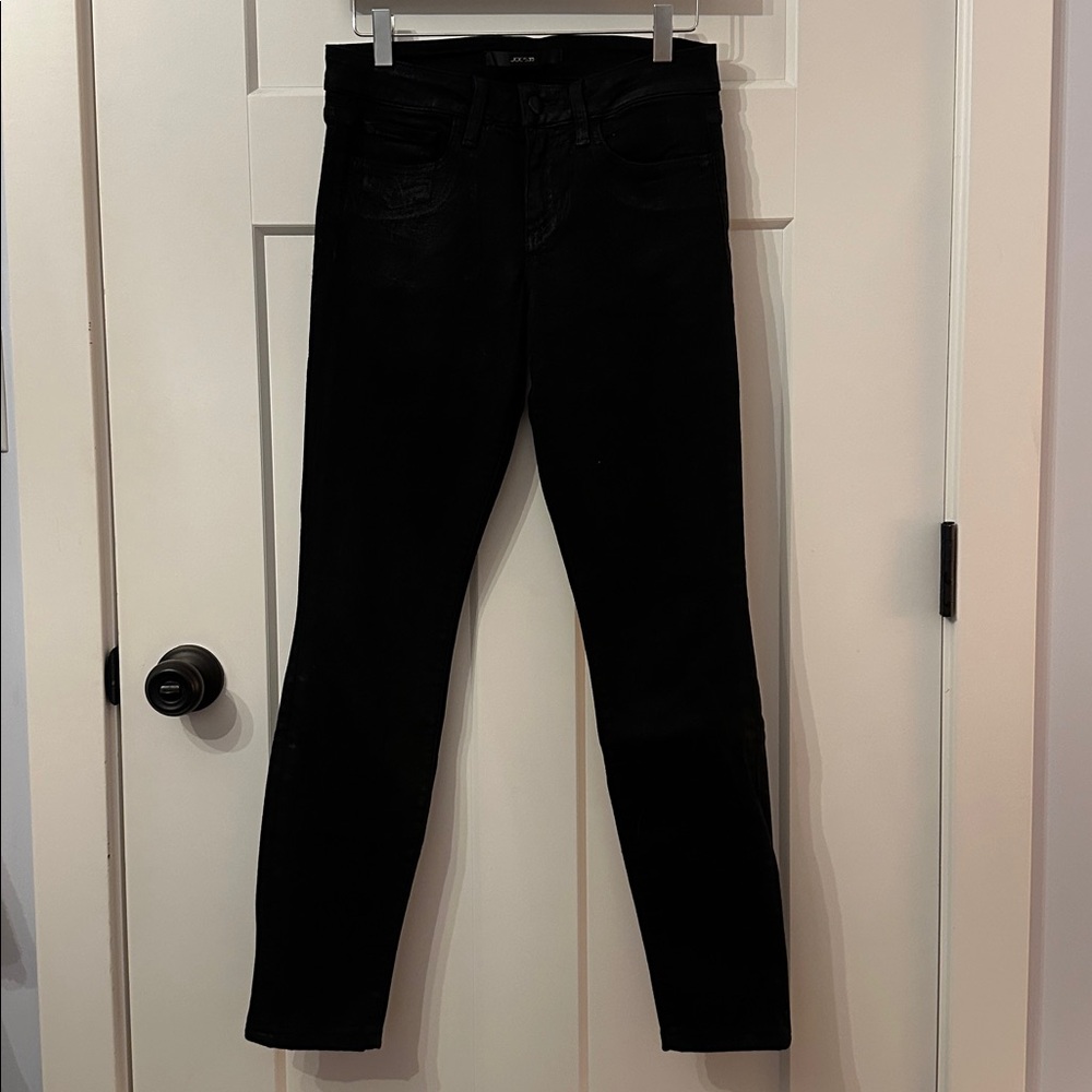 Joe's Jeans Coated Black Jeans